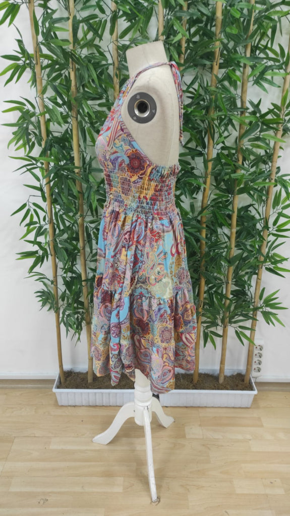 Rochie mini Supreme pentru femei, cu model Halter și legături în talie, 31880