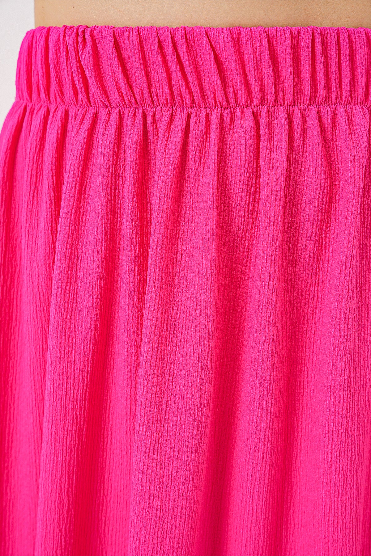 Fustă Lungă Tricotată 1886 - Fucsia Deschis
