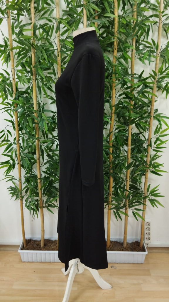 Rochie de damă din modal cu mânecă lungă și guler înalt, 32165