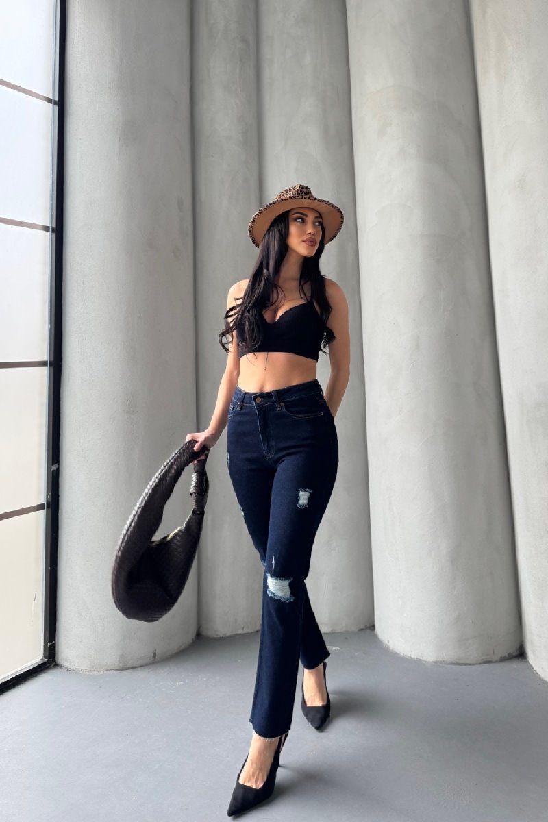 Pantalon Denim Mom Fit 1900