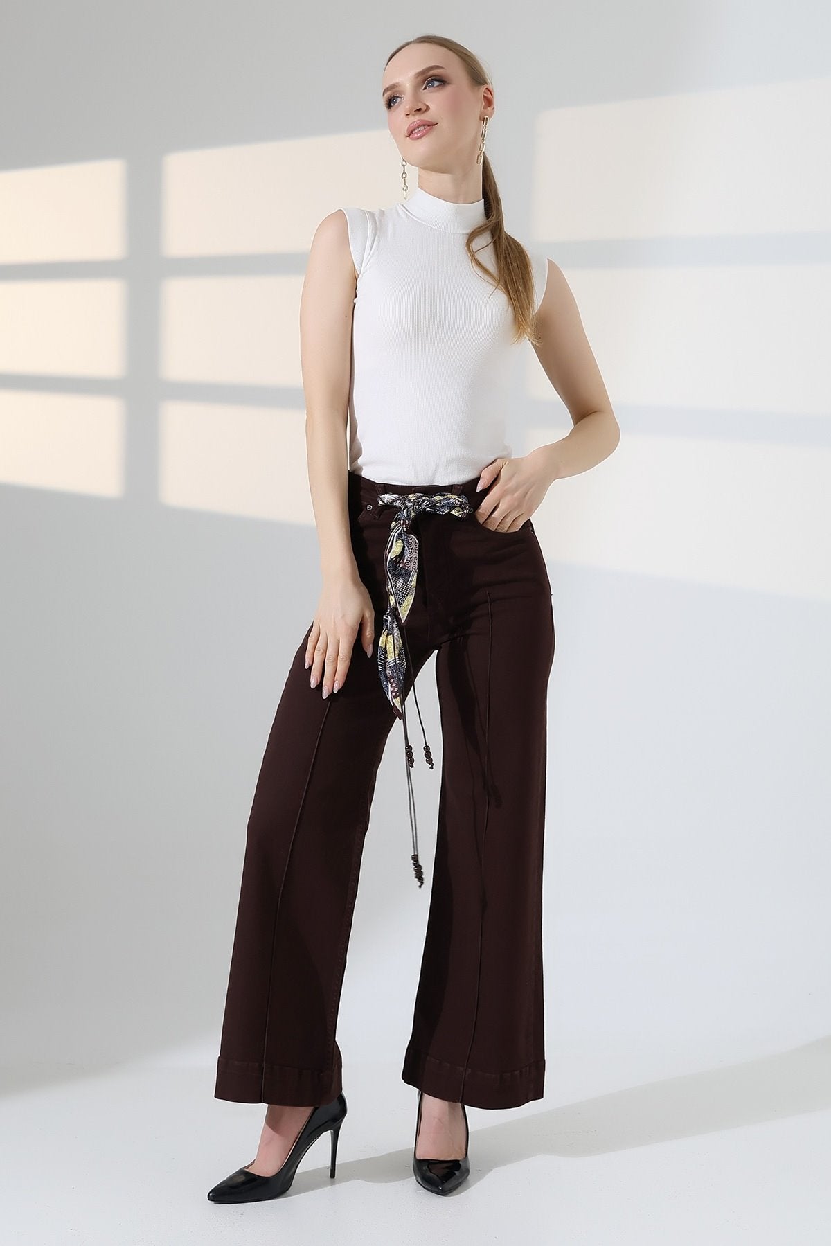 Chimali Denim Trousers 7163