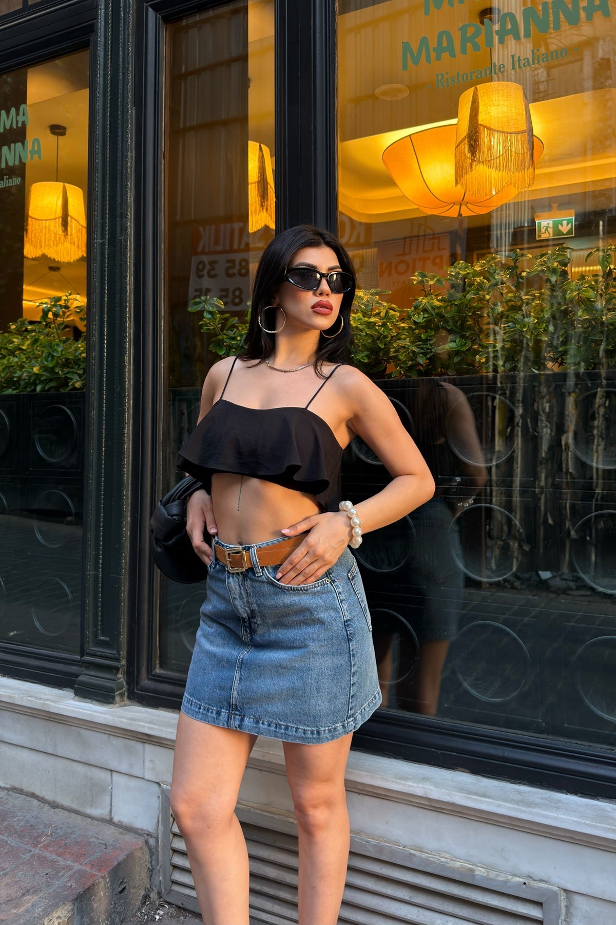 Fustă Denim Mini 1046