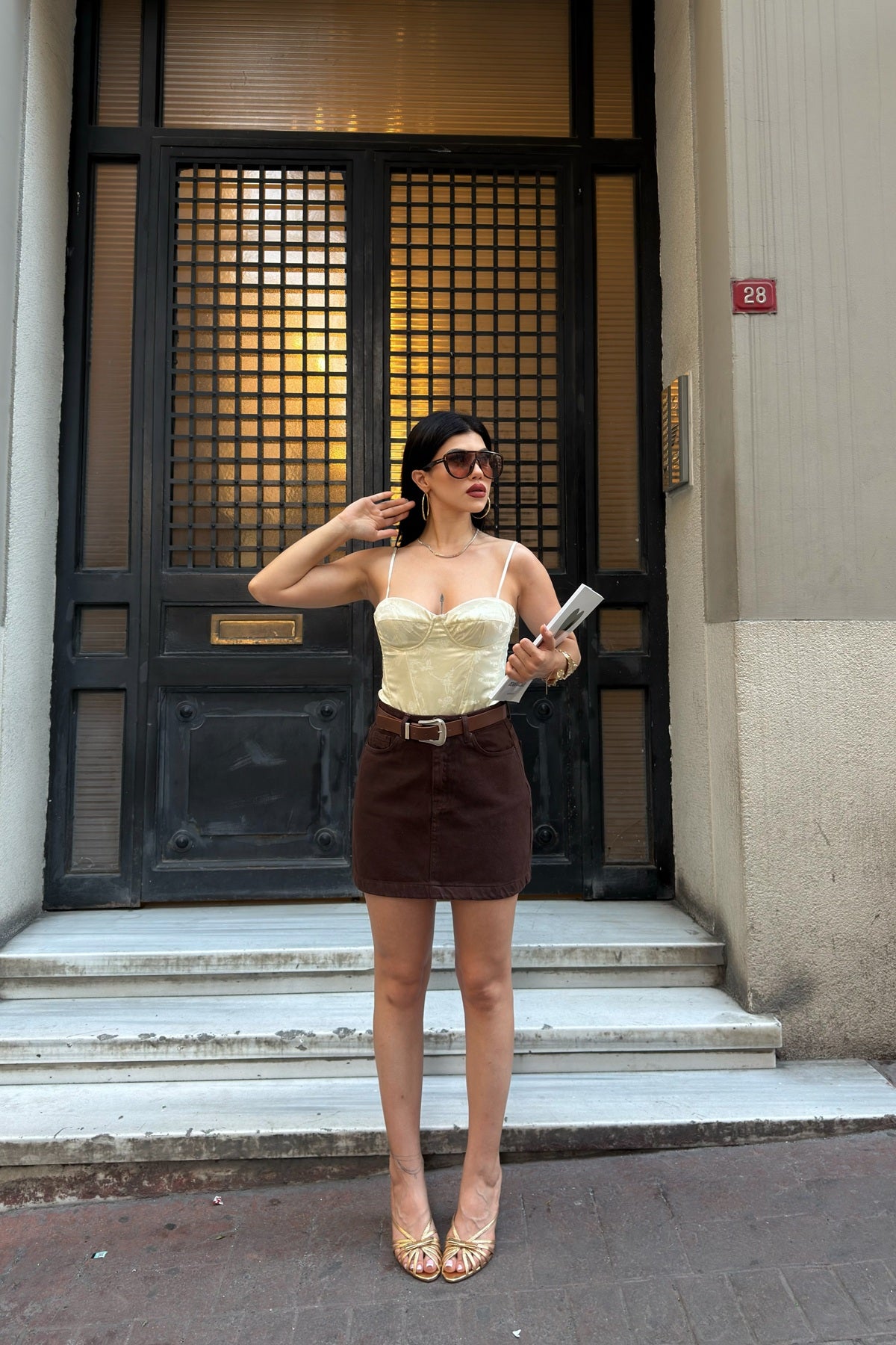 Fustă Denim Mini 1046
