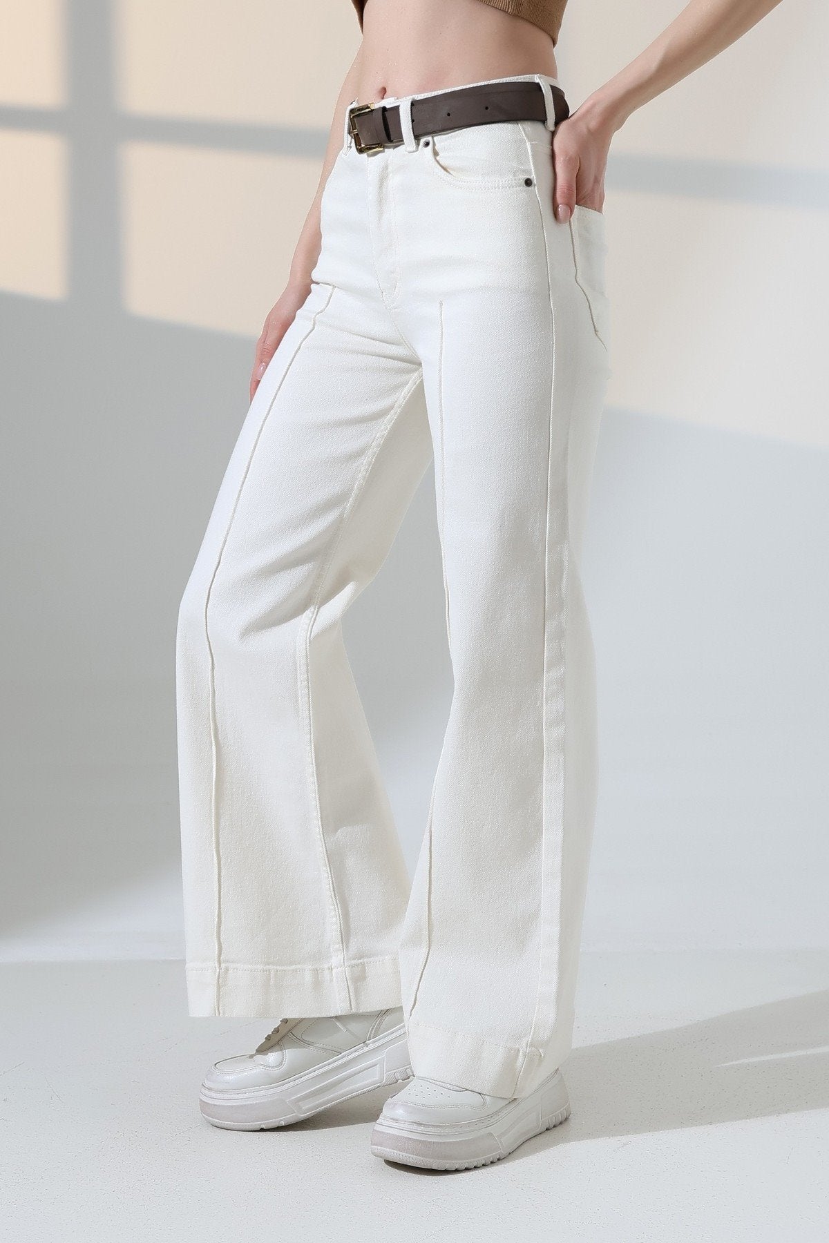 Pantaloni Denim Texturizati 7163
