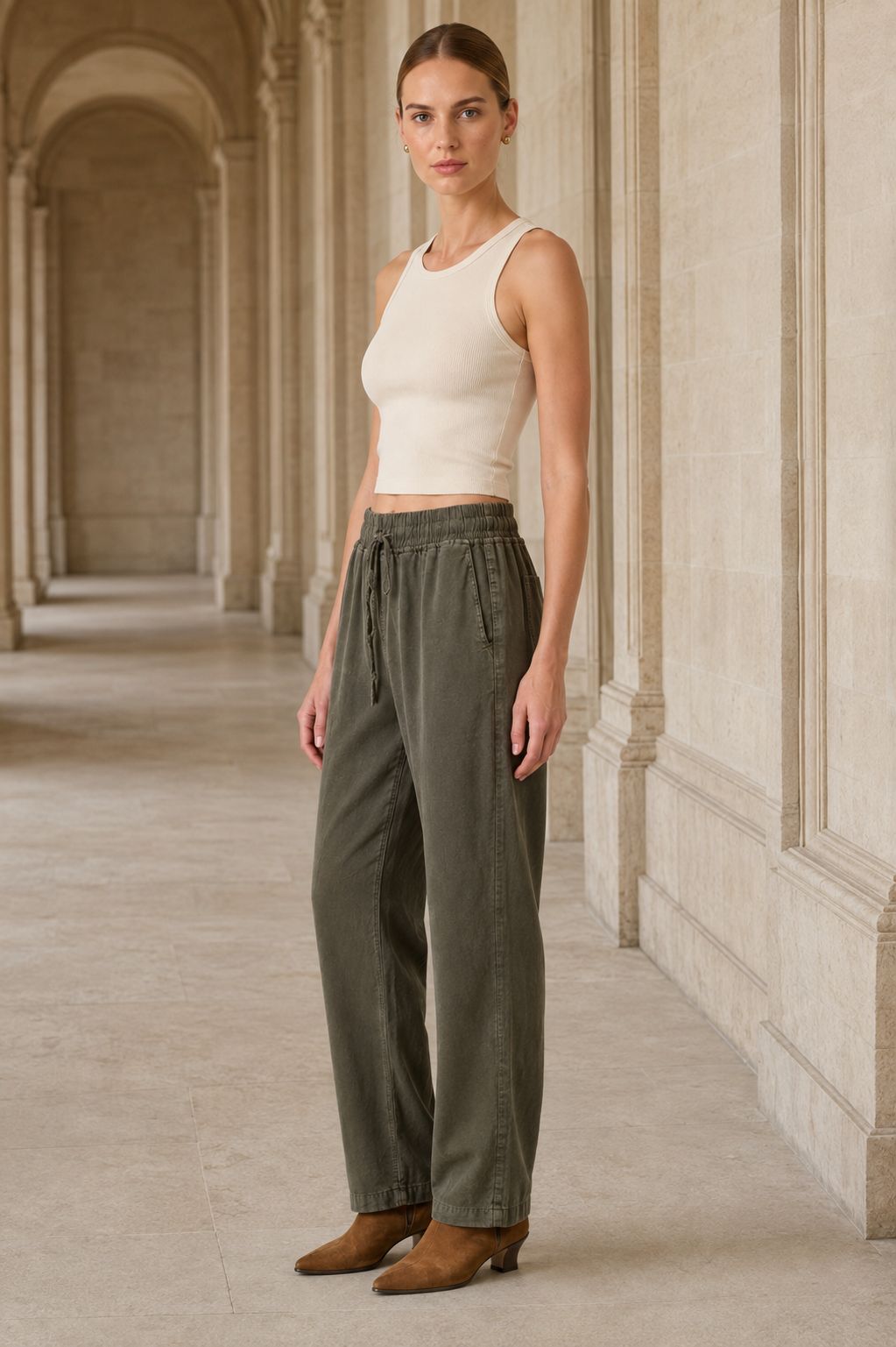 Pantaloni de in morcov HS703