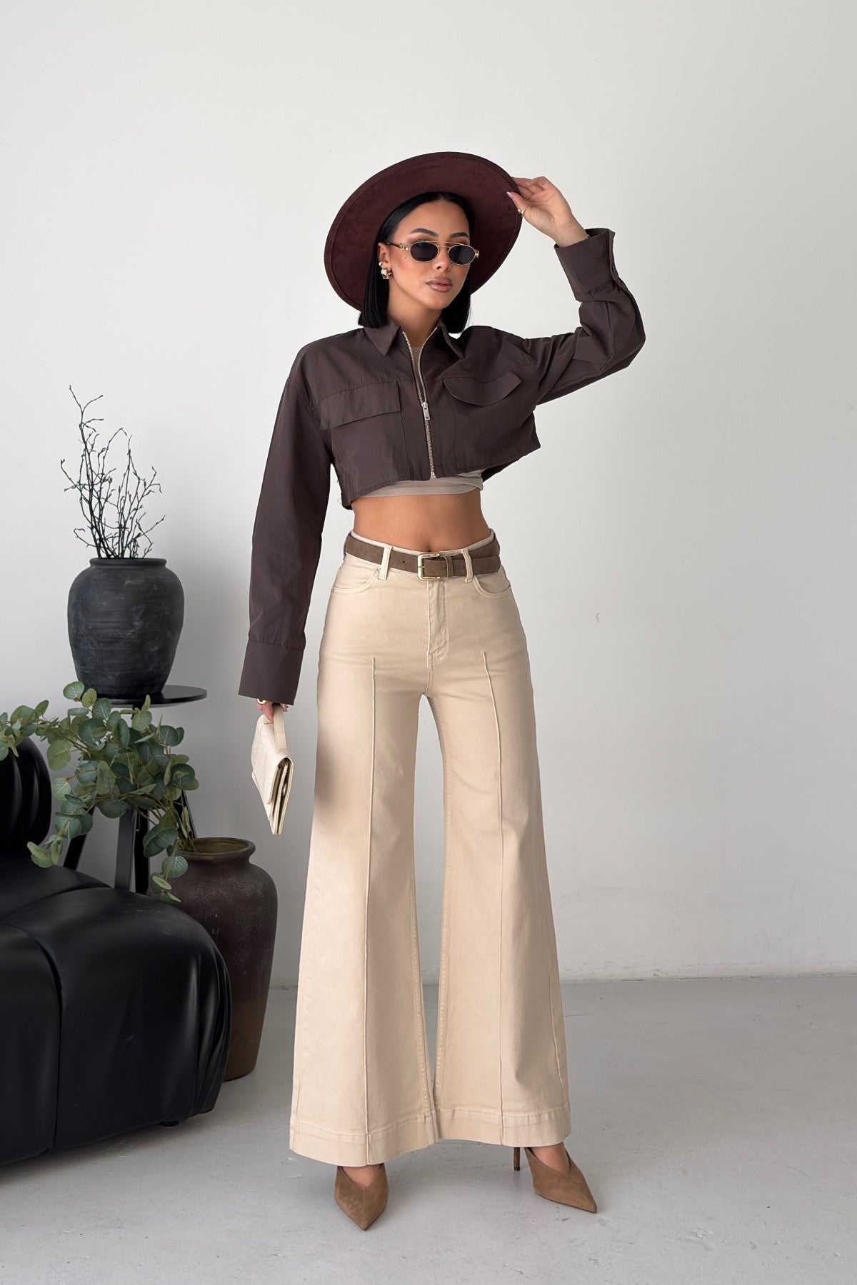 Pantaloni Denim Texturizati 7163