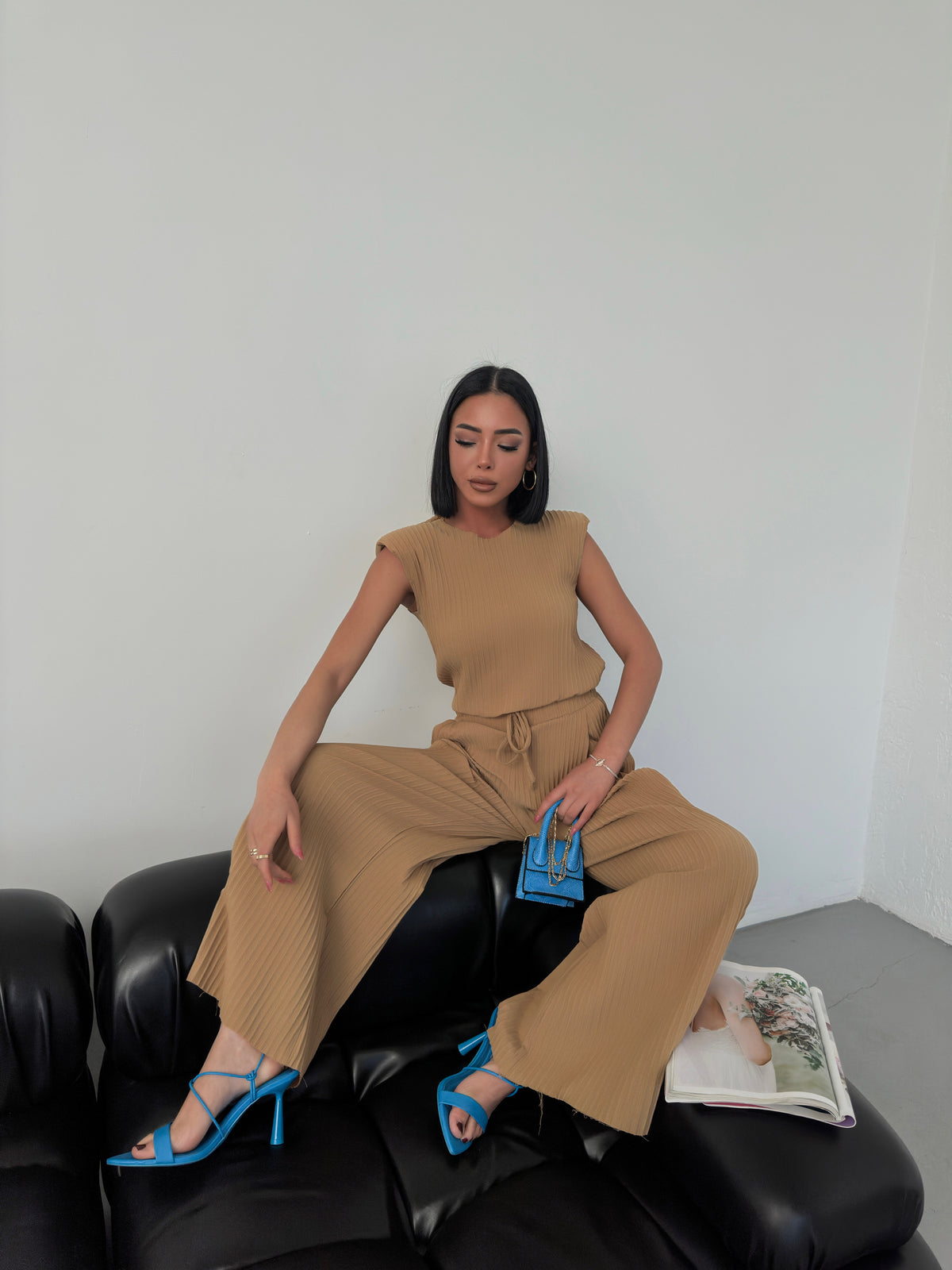 PAMELA PADDED SET - Coffee