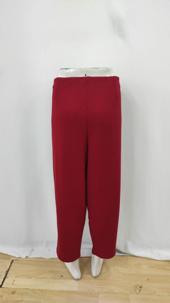 Pantaloni din crep cu talie înaltă pentru femei, 34804