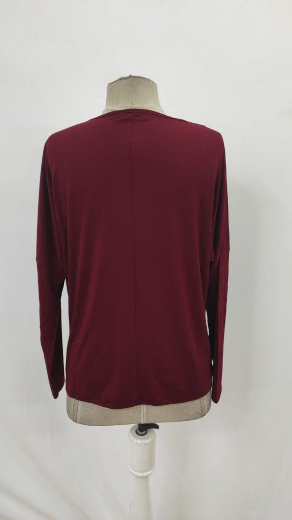 Bluza viscoza cu guler V, mâneci liliac, mâneci lungi, pentru femei, 26845