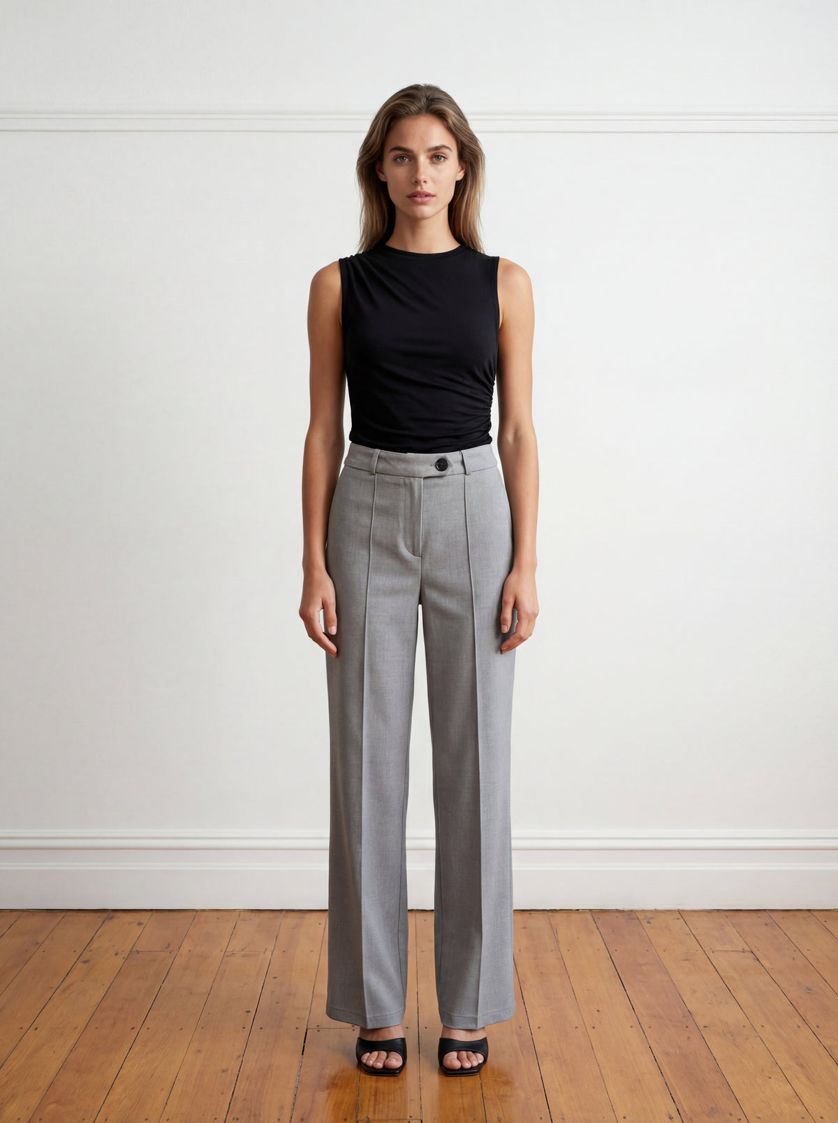 PANTALONI LARGI LISBON - Gri