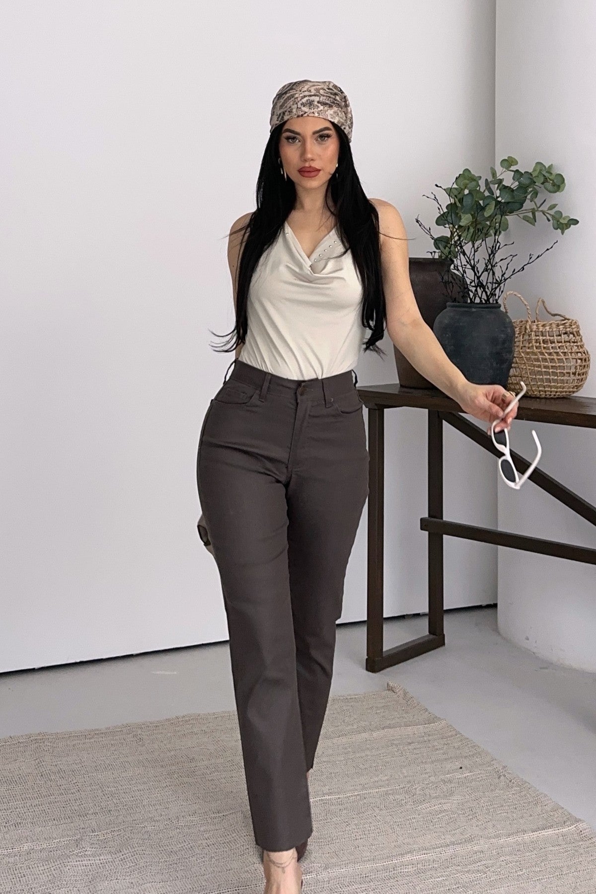 Pantalon Mom Fit 7072