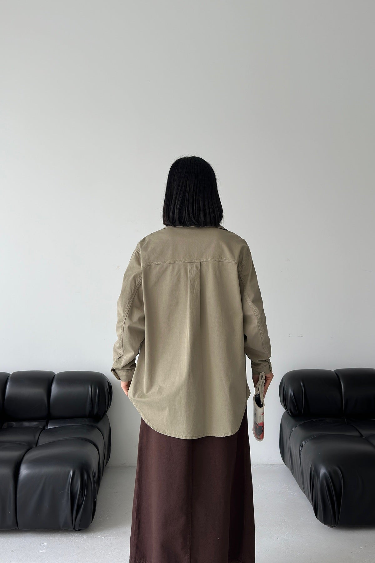 Cămașă Denim Oversized cu Butoane 6080