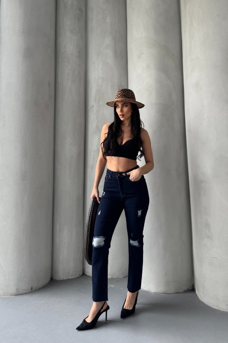 Pantalon Denim Mom Fit 1900