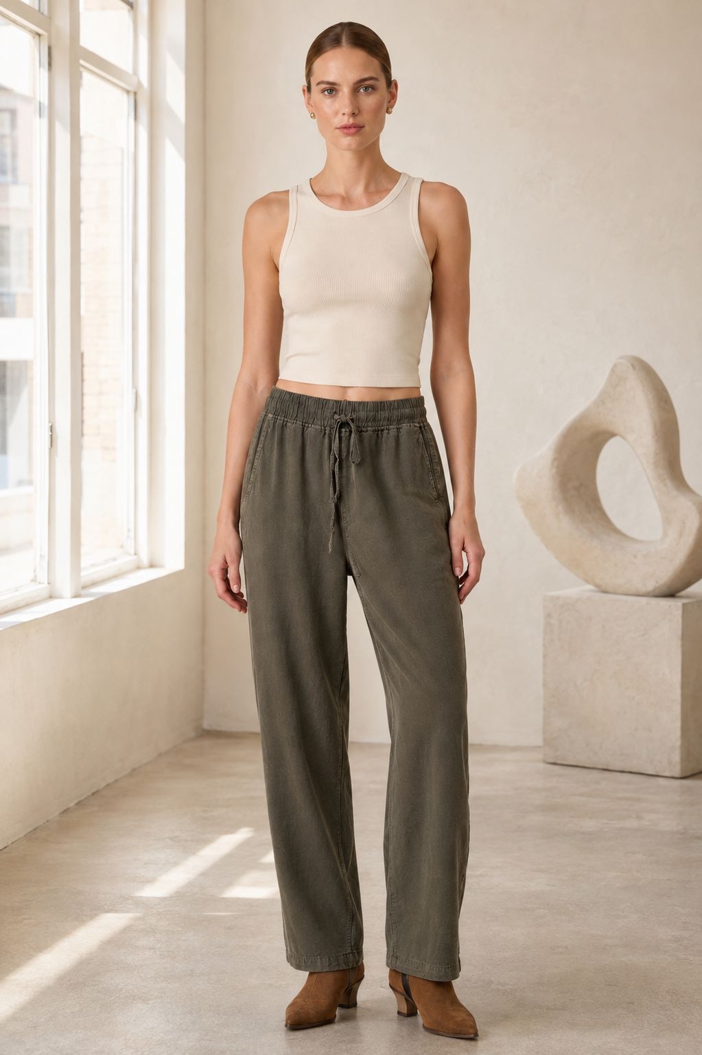 Pantaloni de in morcov HS703