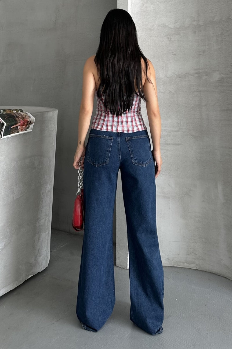 Pantalon Denim Baggy Relax Larg 7031