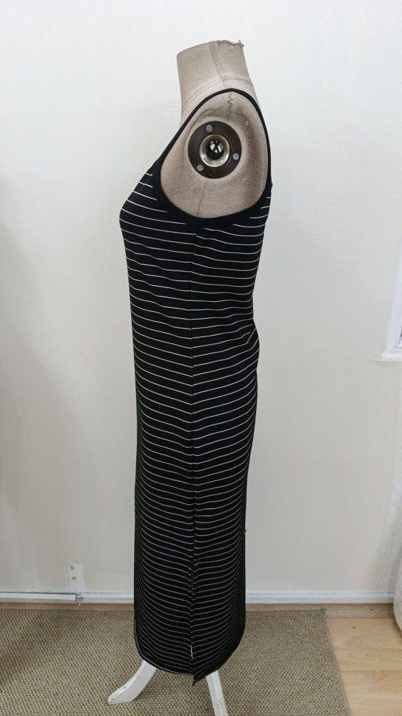 Rochie lungă otomană cu bretele și crăpătură laterală pentru femei, 31274