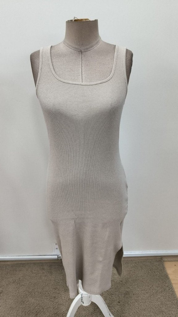 Rochie midi cu corset, cu decolteu pătrat și crăpături laterale, pentru femei, 31303