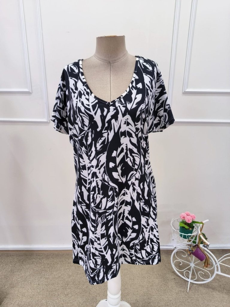 Rochie scurtă Supreme pentru femei, cu mânecă scurtă, decolteu în V, model, model liliac, 32152