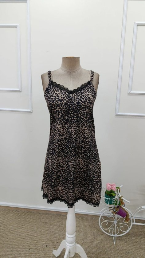 Women's Strappy V-Neck Lace Patterned Short Dress, 32420