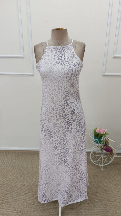 Rochie lungă Supreme pentru femei, cu umeri goi, 34076