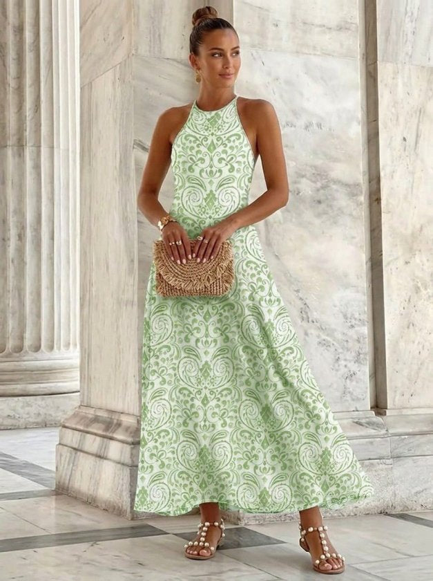 Women's Off-the-Shoulder Strappy Long Supreme Dress, 34074