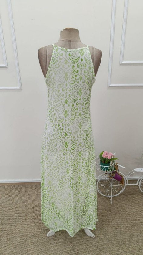 Women's Off-the-Shoulder Strappy Long Supreme Dress, 34074
