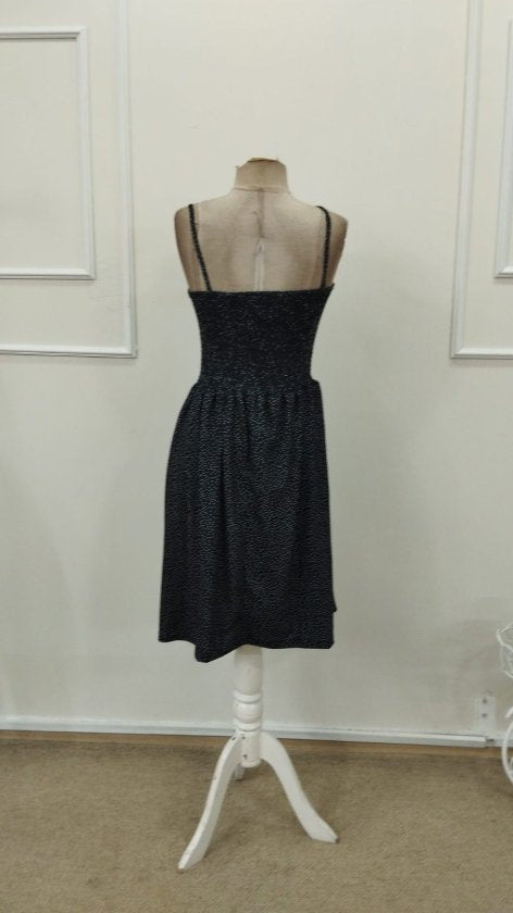 Rochie scurtă Supreme cu bretele și imprimeu pentru femei, 32899