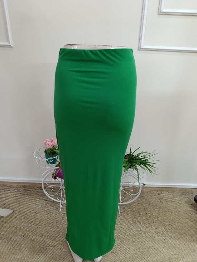 Women's High Five Asymmetrical Cut Detail Long Sandy Skirt, 33325