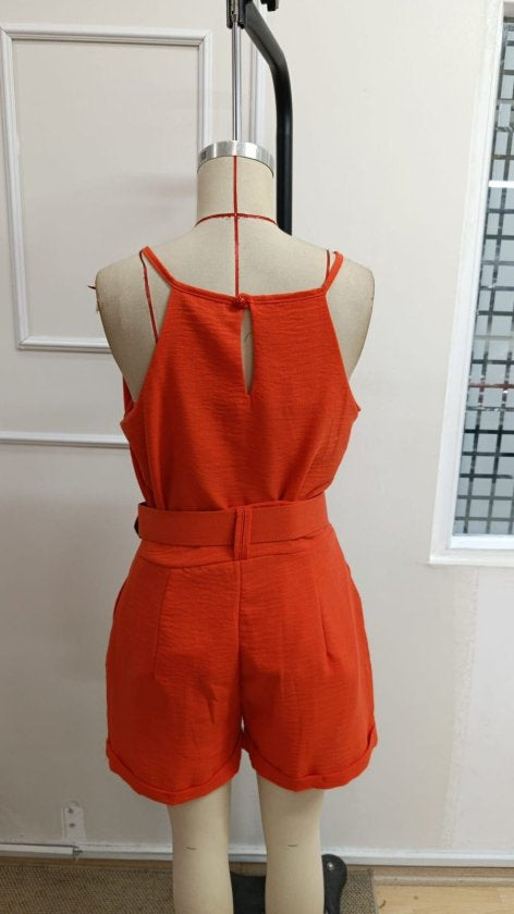 Kadın Boyundan Ip Askılı Bluz Ve Kısa Ikili Takım, 33657