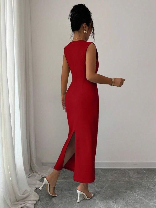 Rochie scurtă din crep importat, cu mânecă scurtă, guler mandarin, detalii florale, pentru femei, 34580