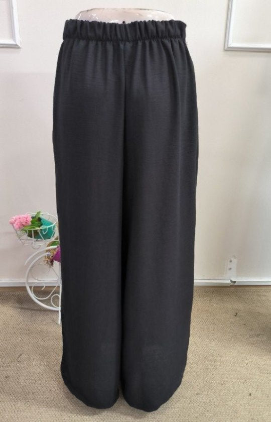 Pantaloni largi lungi cu talie înaltă Pacaya, 37734