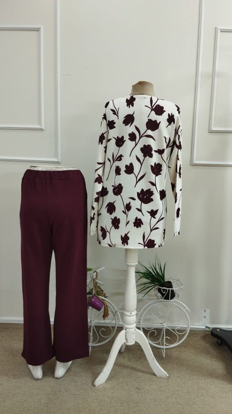 Women's Long-Sleeved Open-Front Modal Jacket, Sleeveless Viscose Two-Thread Blouse, and Pants Three-Piece Set, 38887