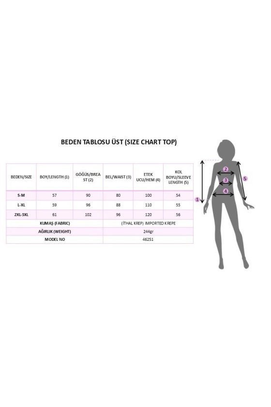 Kadın Uzun Kollu Omuzlardan Açık Sırttan çapraz Detaylı Ithal Krep Bluz, 39437