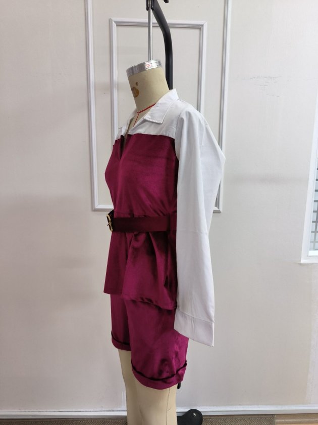 Kadın Uzun Kollu Yakalı Trikoton Ve Kadife Kemersiz Bluz Ve Kadife Short Ikili Takım, 39442