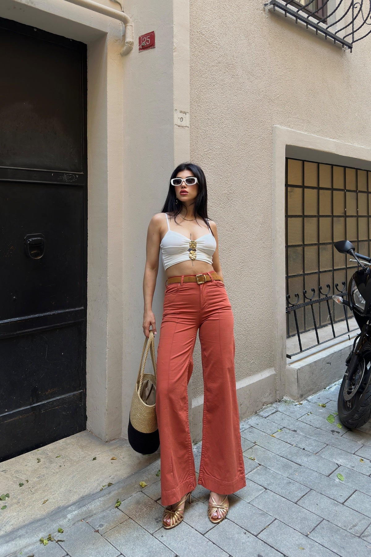 Pantaloni Denim Texturizati 7207