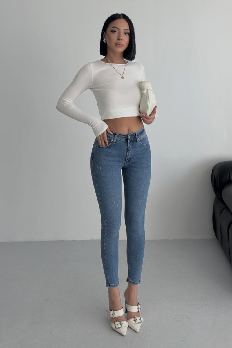 Pantaloni Denim Skinny 819