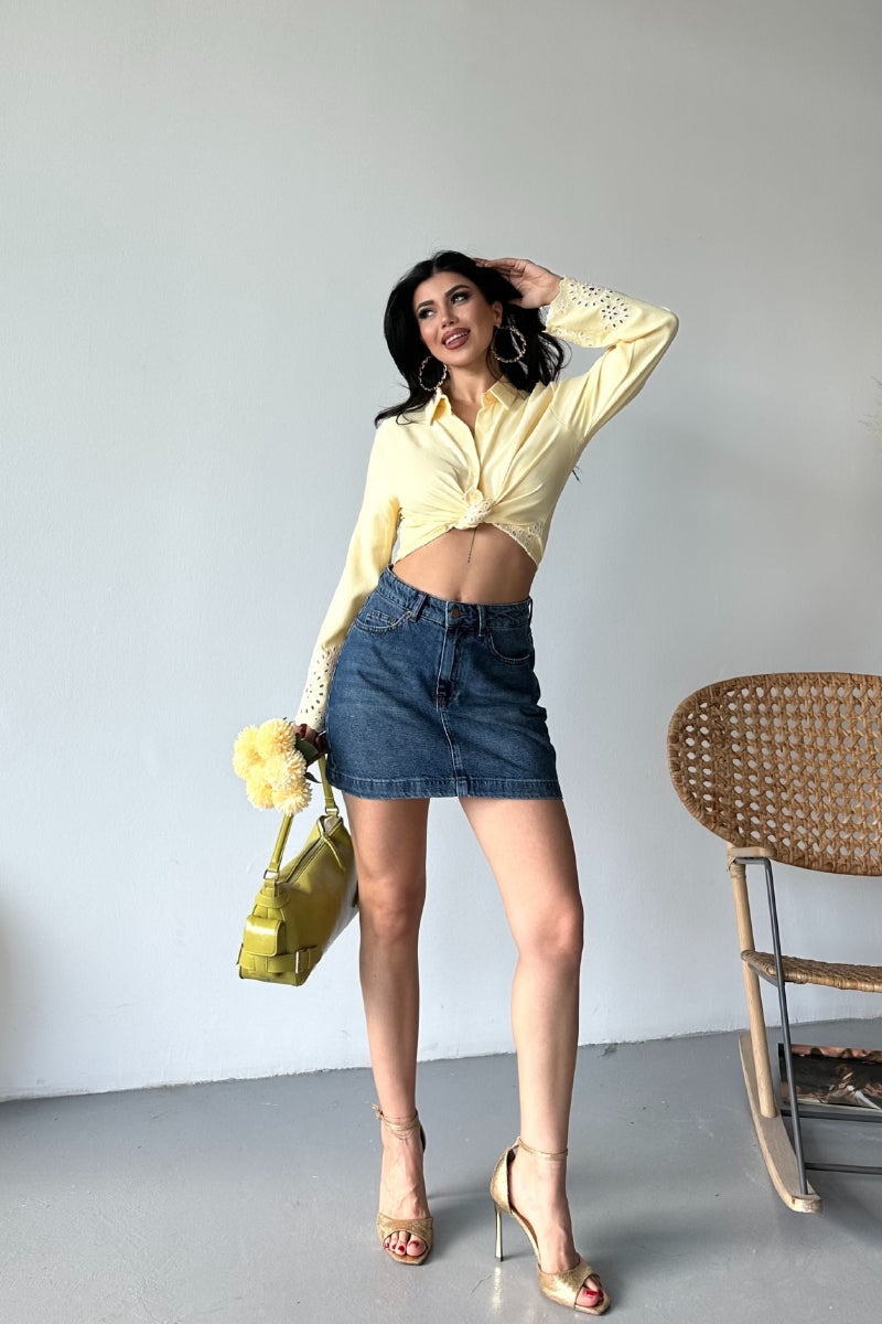 Fustă Mini Denim 1046