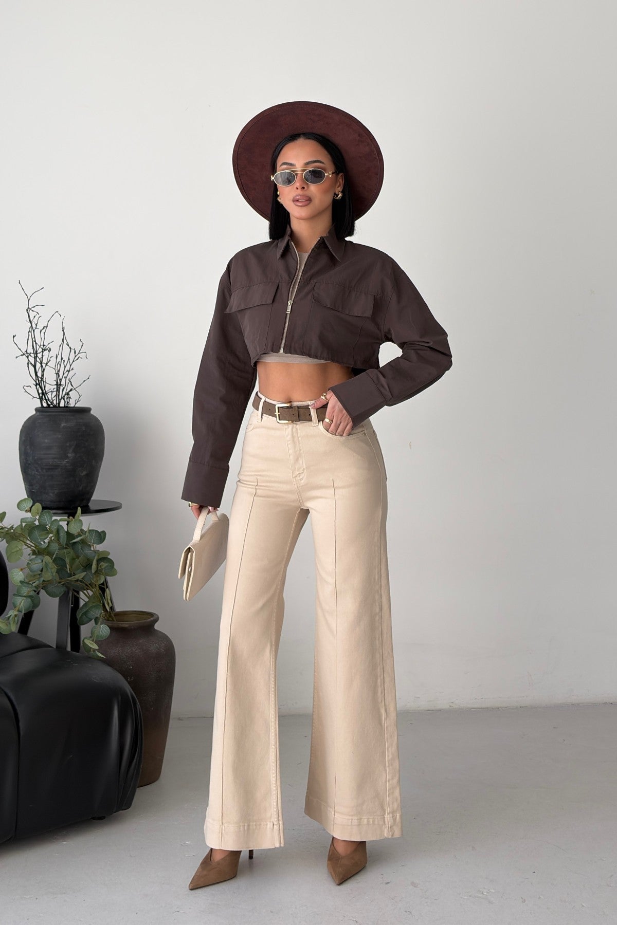 Pantaloni Denim Texturizati 7163