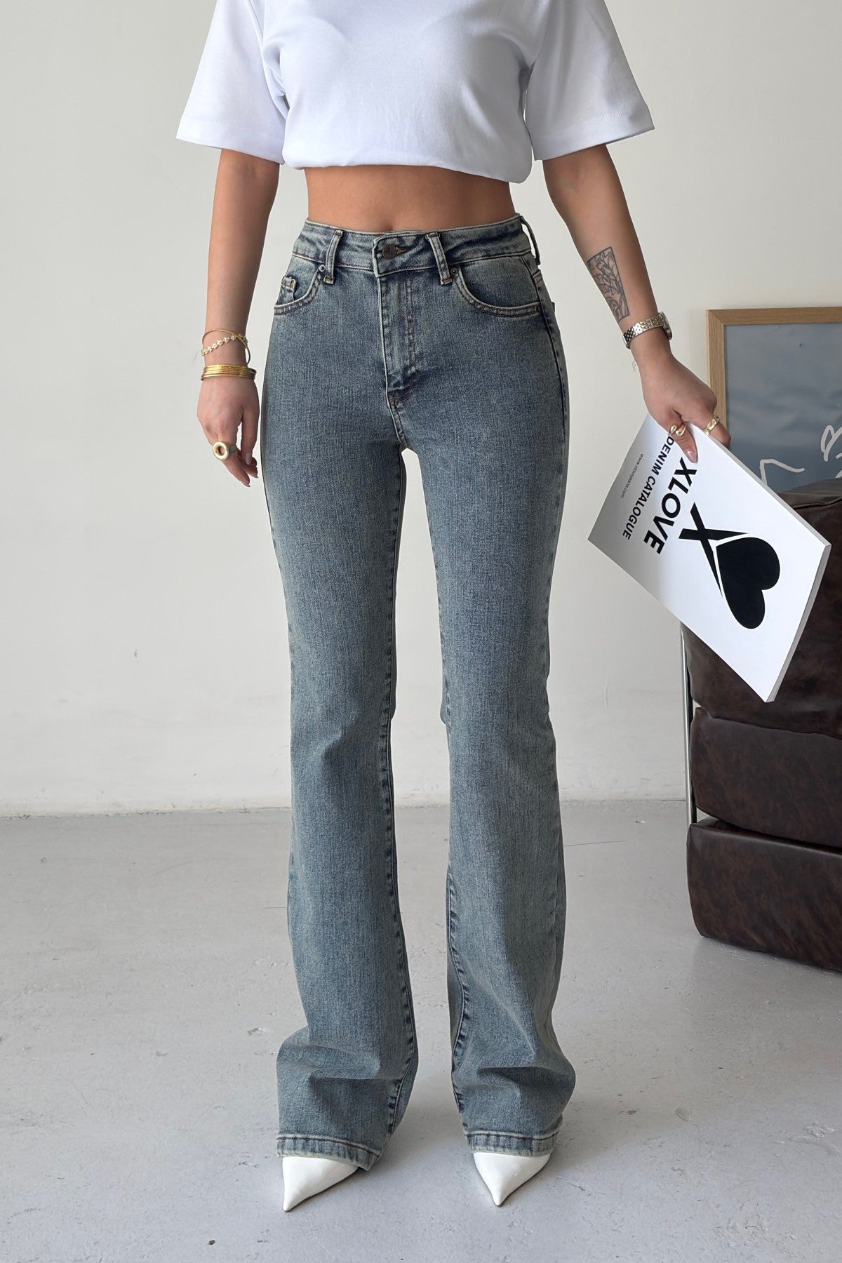 İspanyol Skinny Kot Pantolon 867