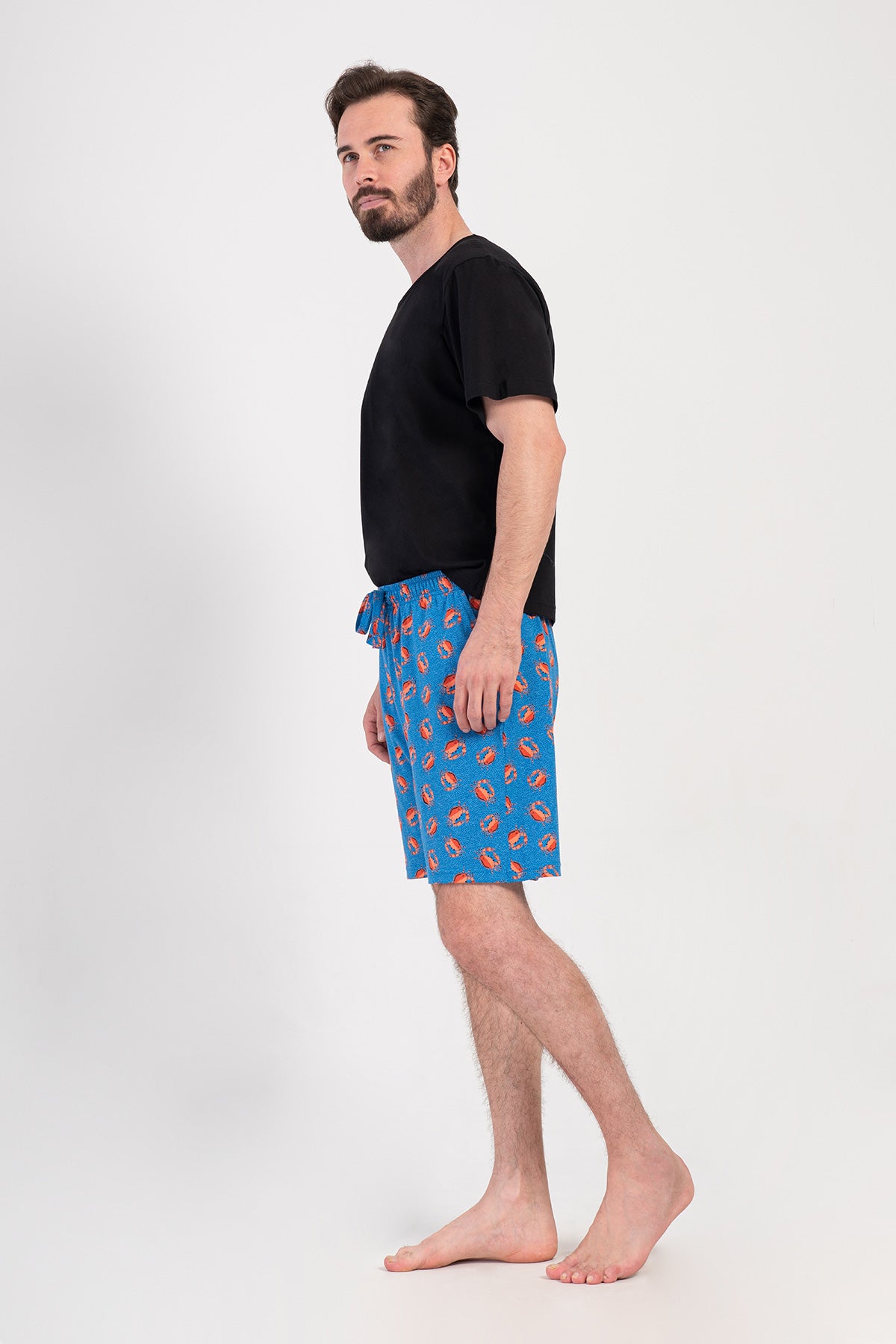 Pantaloni scurți bărbătești cu buzunare P.SUPREM - SAX