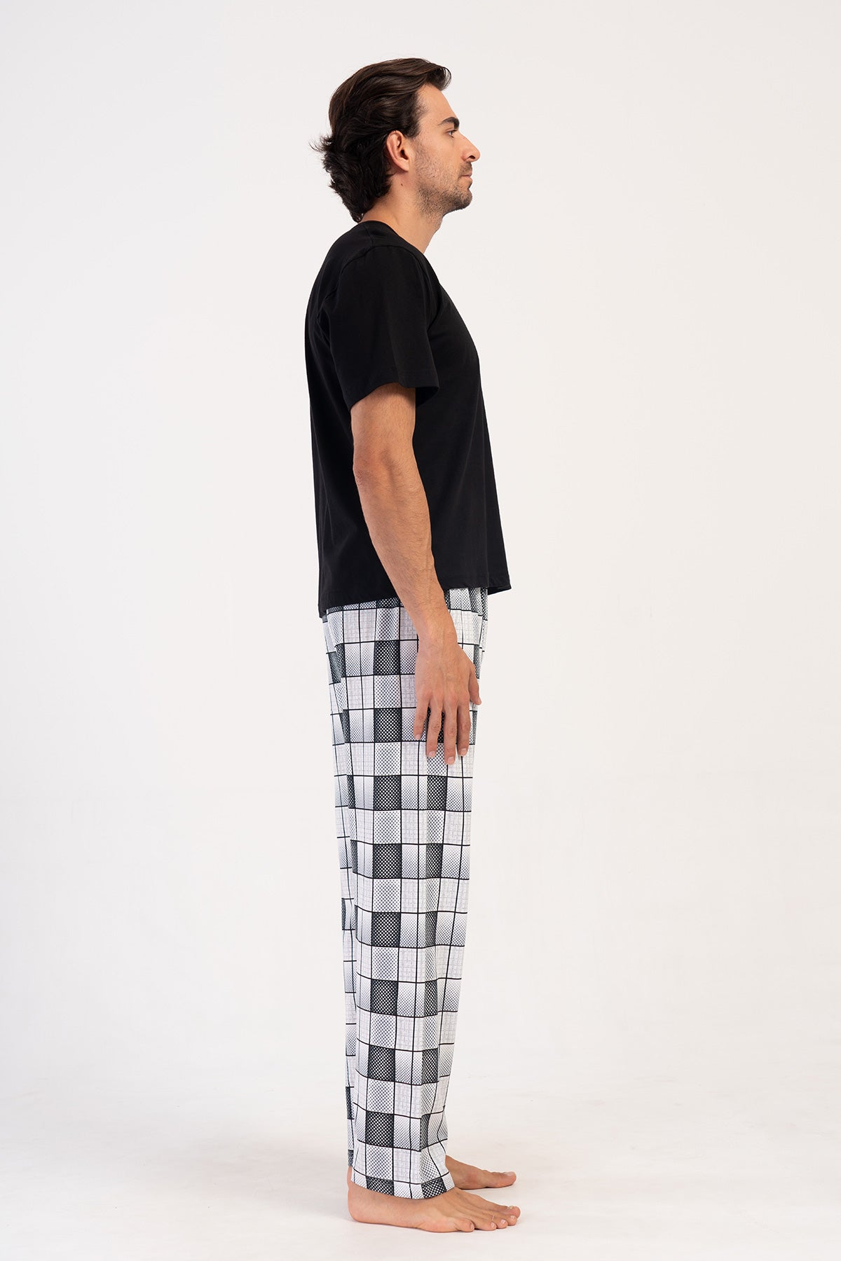 PANTALONI P.SUPREM DE P.J. BĂRBAȚI CU BUZUNARE - GRI
