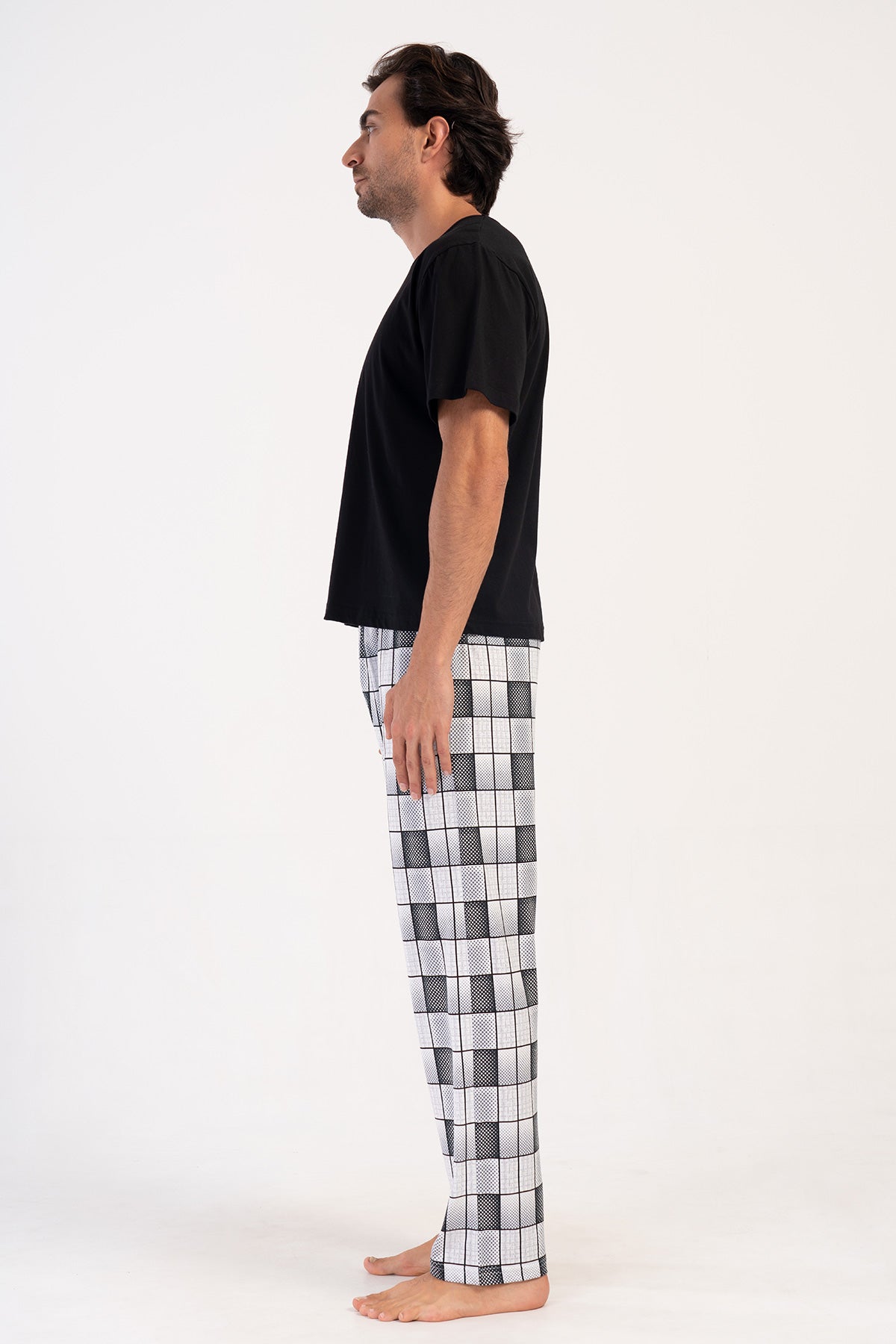 PANTALONI P.SUPREM DE P.J. BĂRBAȚI CU BUZUNARE - GRI