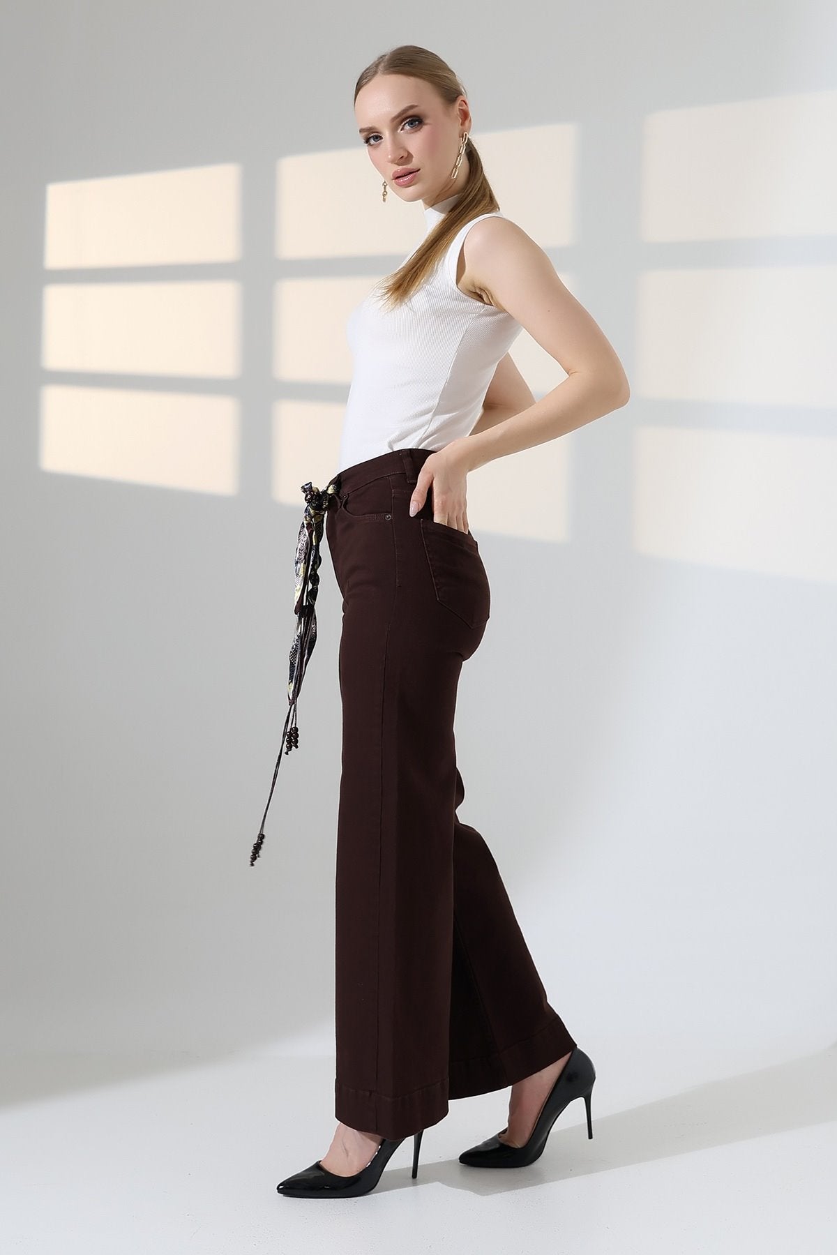 Chimali Denim Trousers 7163