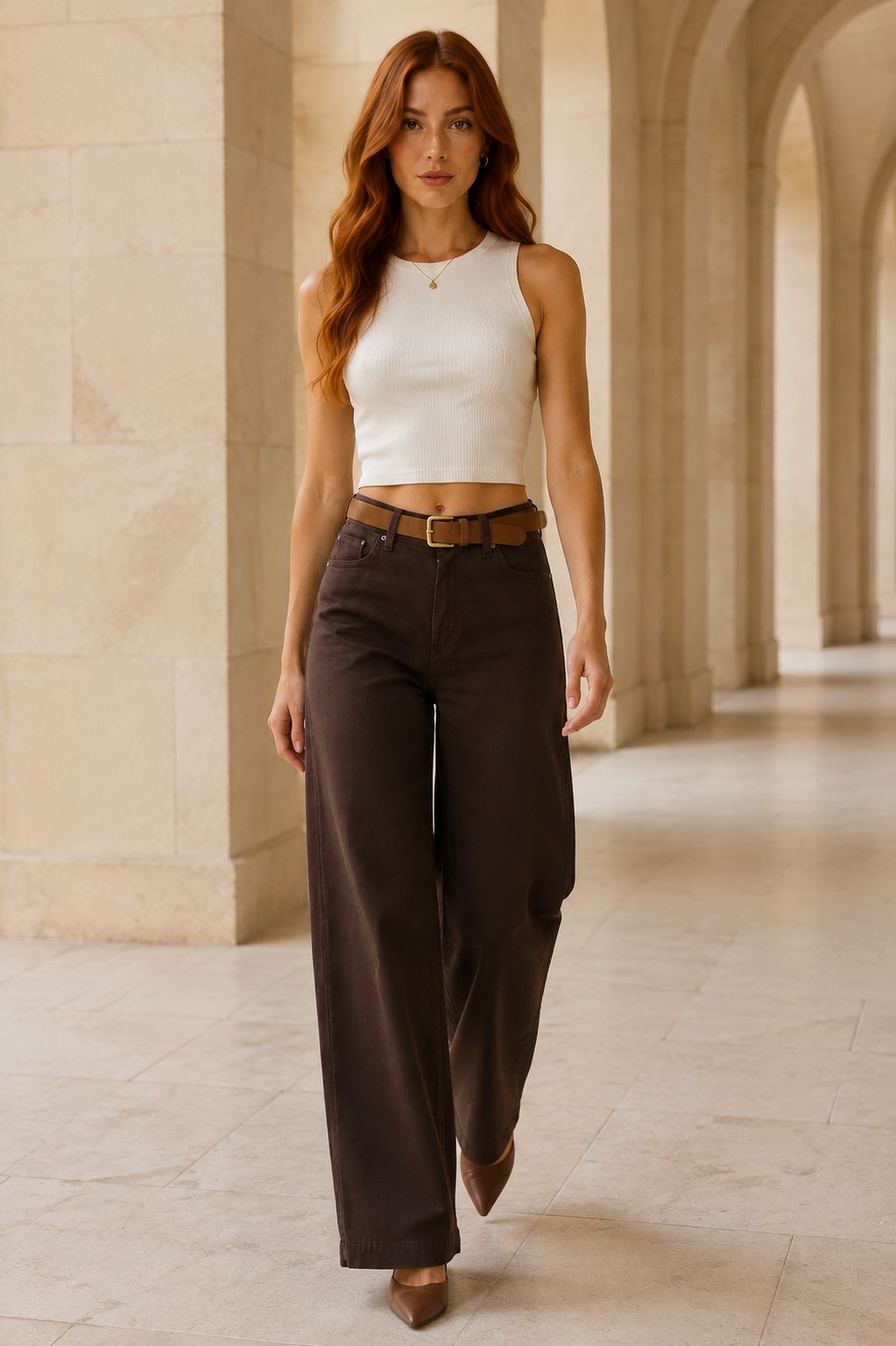 Taşlı Mom Fit Kot Pantolon 7023
