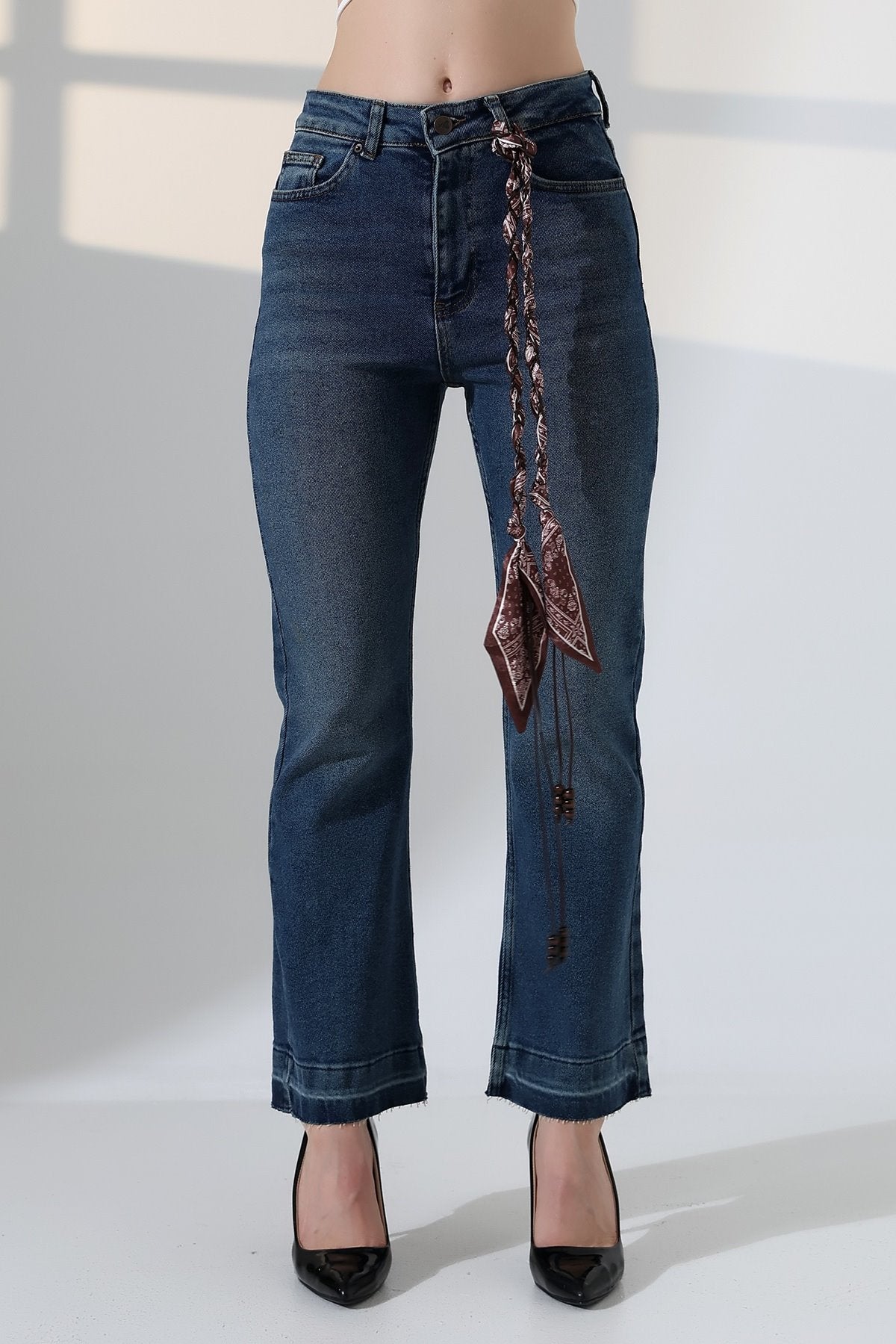 Pantalon Denim Flare 7104
