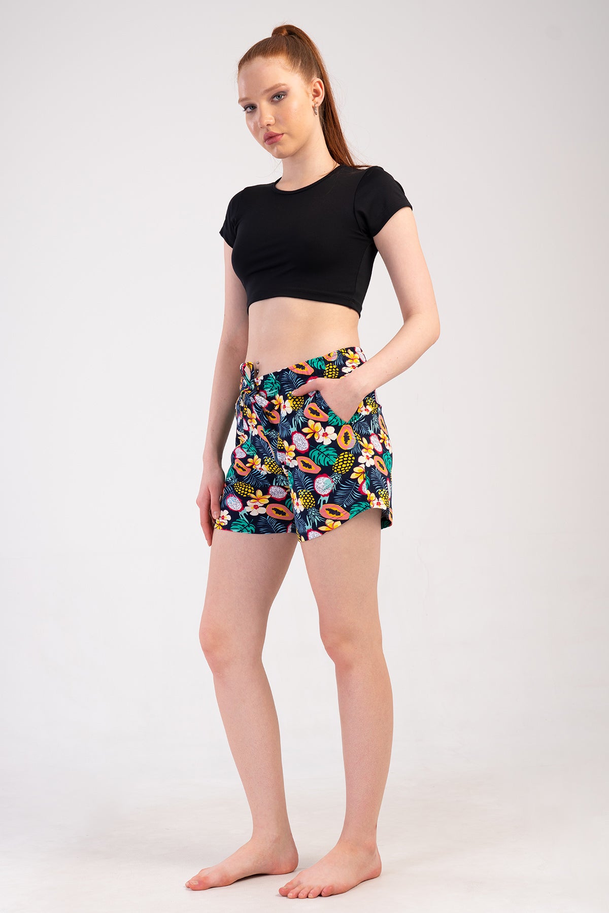 PANTALONI DE PIJAMA DE DAMĂ P.SUPREM - ALBASTRU ÎNCHIS