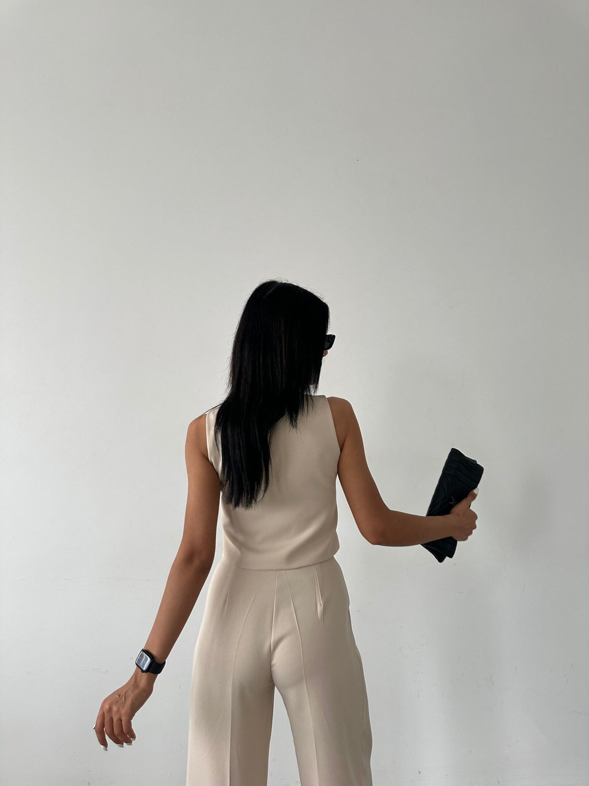 Beige Atlas Lined Vest