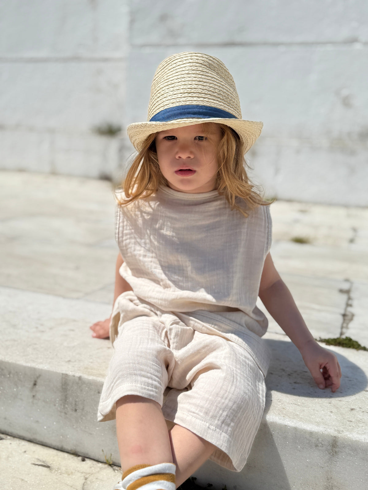 Bebek Müslin Atlet Ve Şort Seti | 6 Ay–4 Yaş | RG Brand | RG320 - GRİ