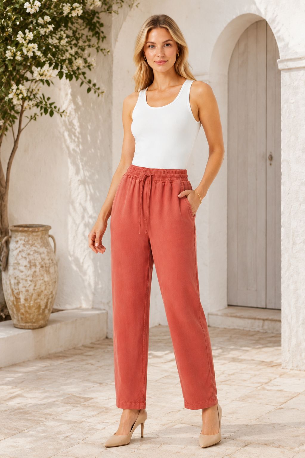 Pantaloni de in morcov HS703