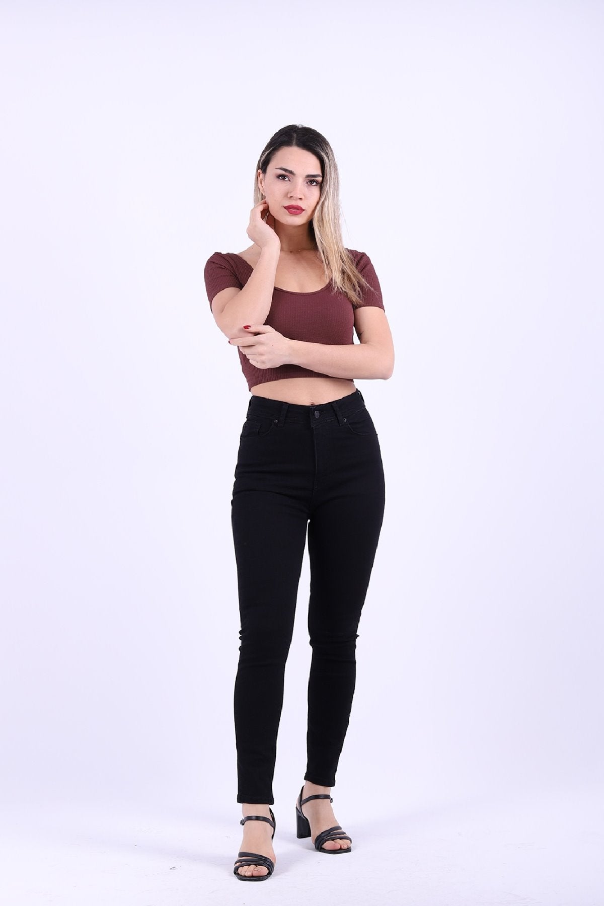 Pantaloni Denim Skinny 815